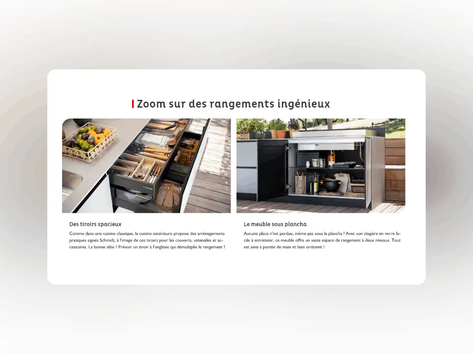 Cuisine d'extérieure (module) - SCHMIDT